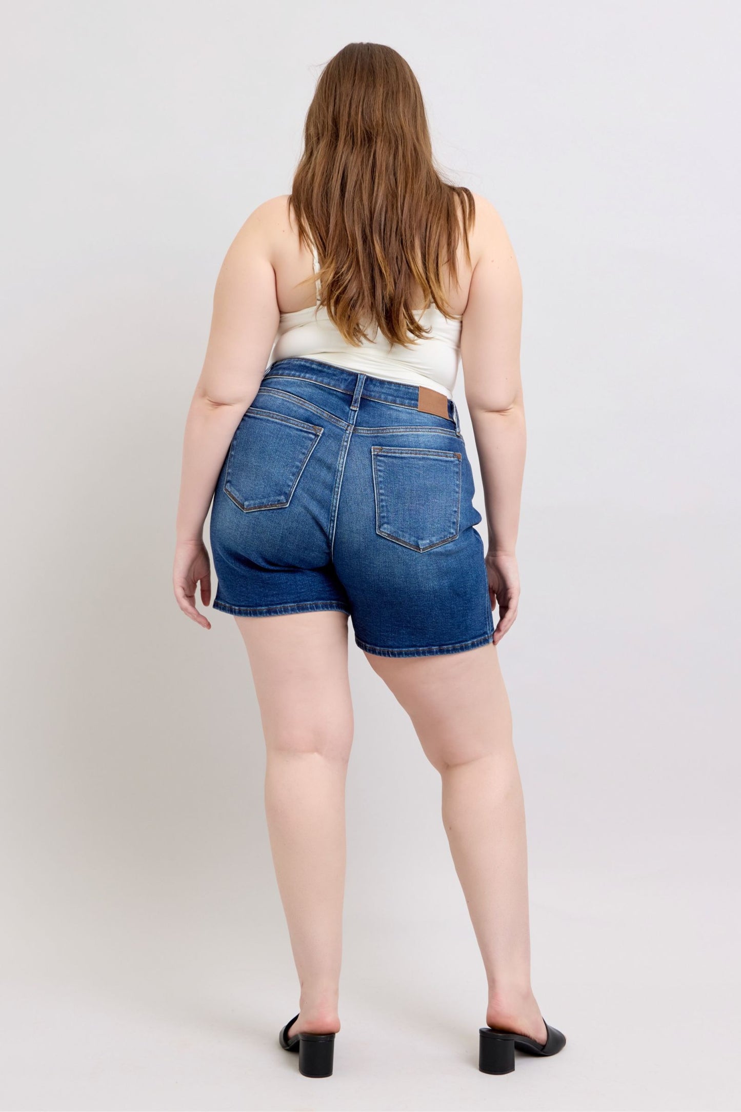 Zella 2 Button Dad Shorts by Judy Blue
