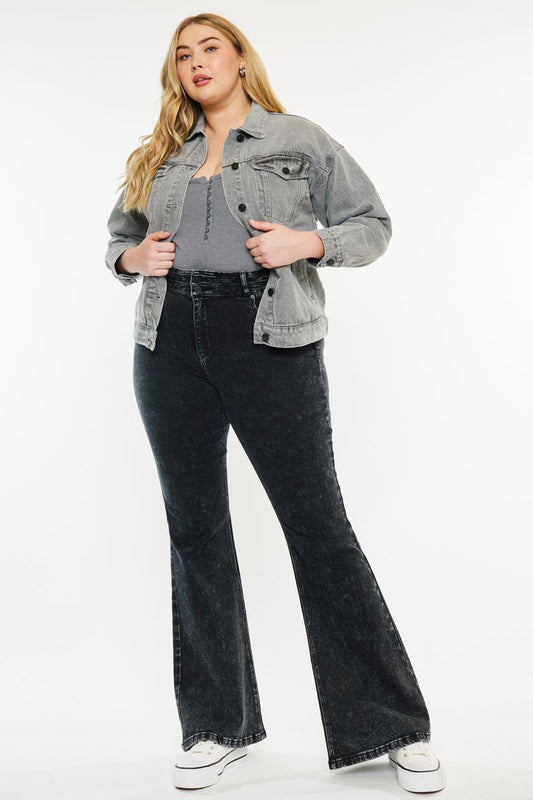 Curvy Kylee Ultra High-Rise Flare Jean by KanCan