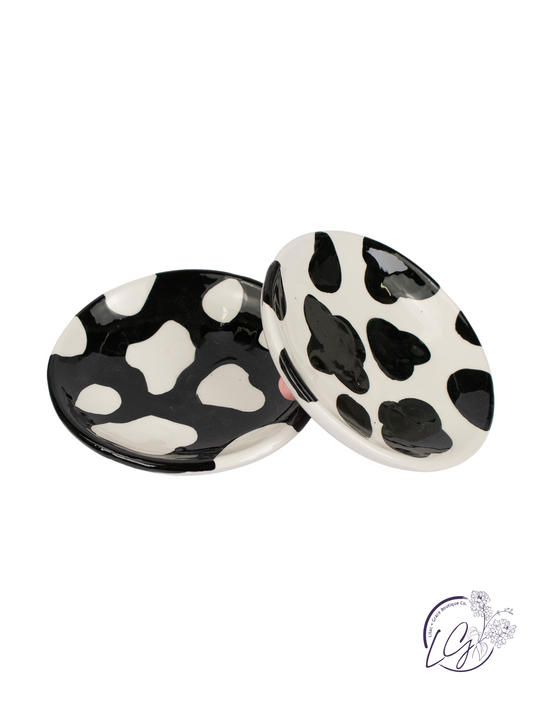 Ceramic Cow Trinket Dish