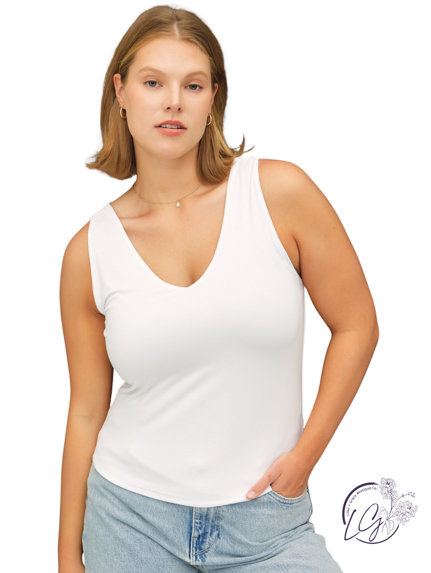 Curvy Just One Tune Tank