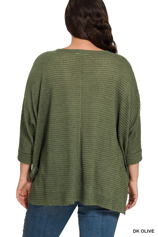Curvy Calm Silence Sweater