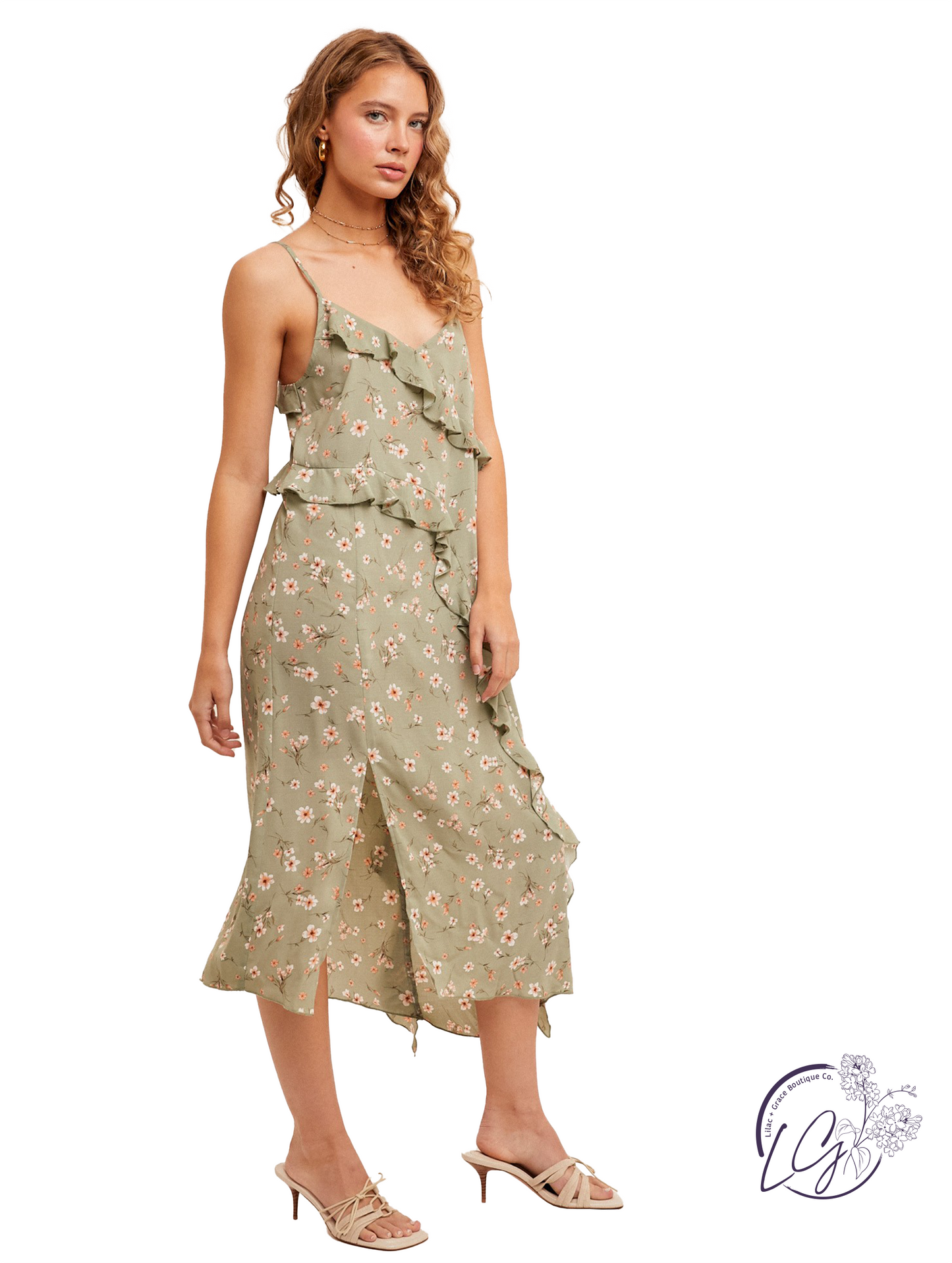 Enchanted Forest Asymmetrical Dress