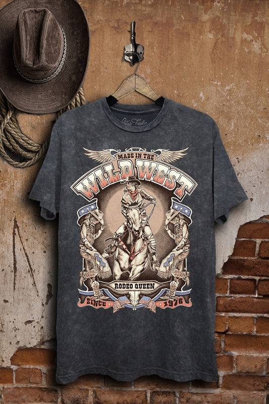 Curvy Rodeo Queen Graphic Top