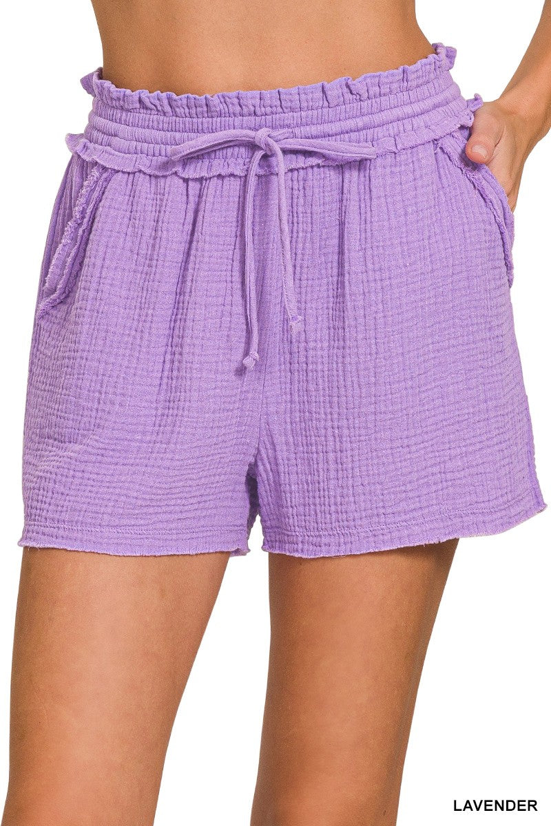 Time Hushes Drawstring Shorts