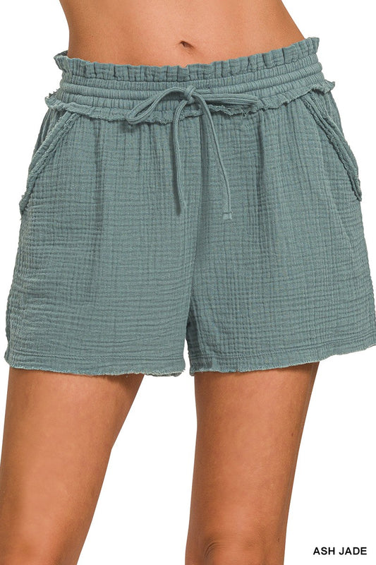 Time Hushes Drawstring Shorts