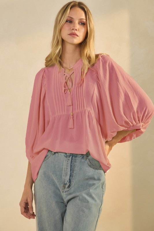 Timeless Tie Blouse