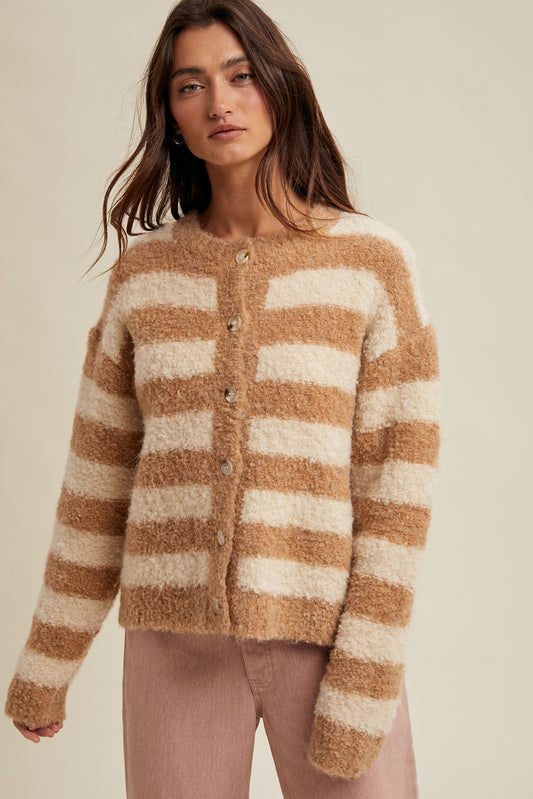 Cozy Stripes Cardigan