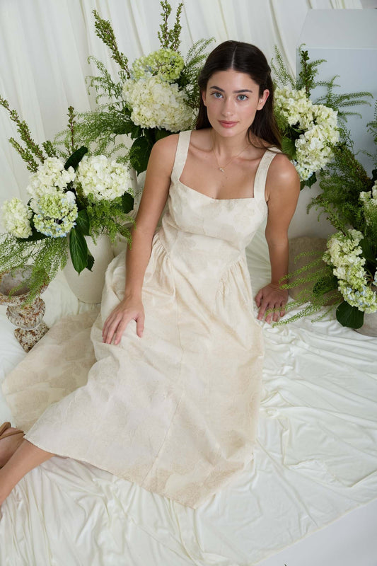 Floral Whimsy Midi Dress