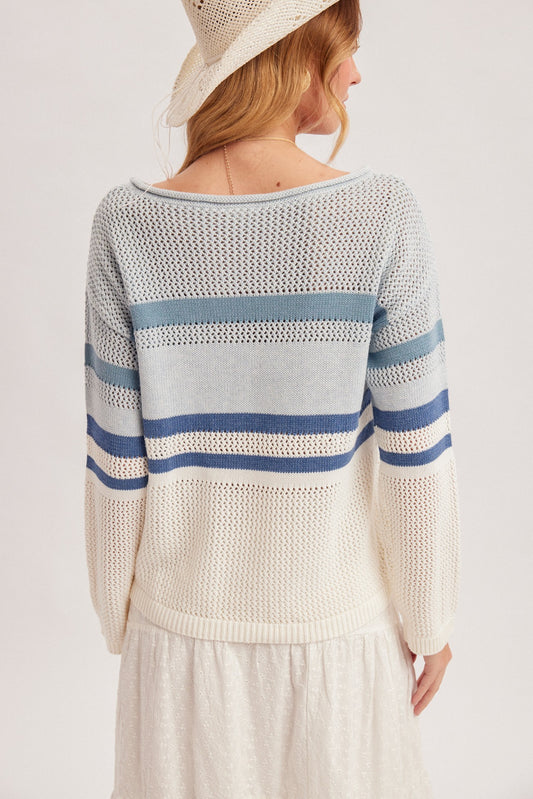 Salt Air Stripe Sweater