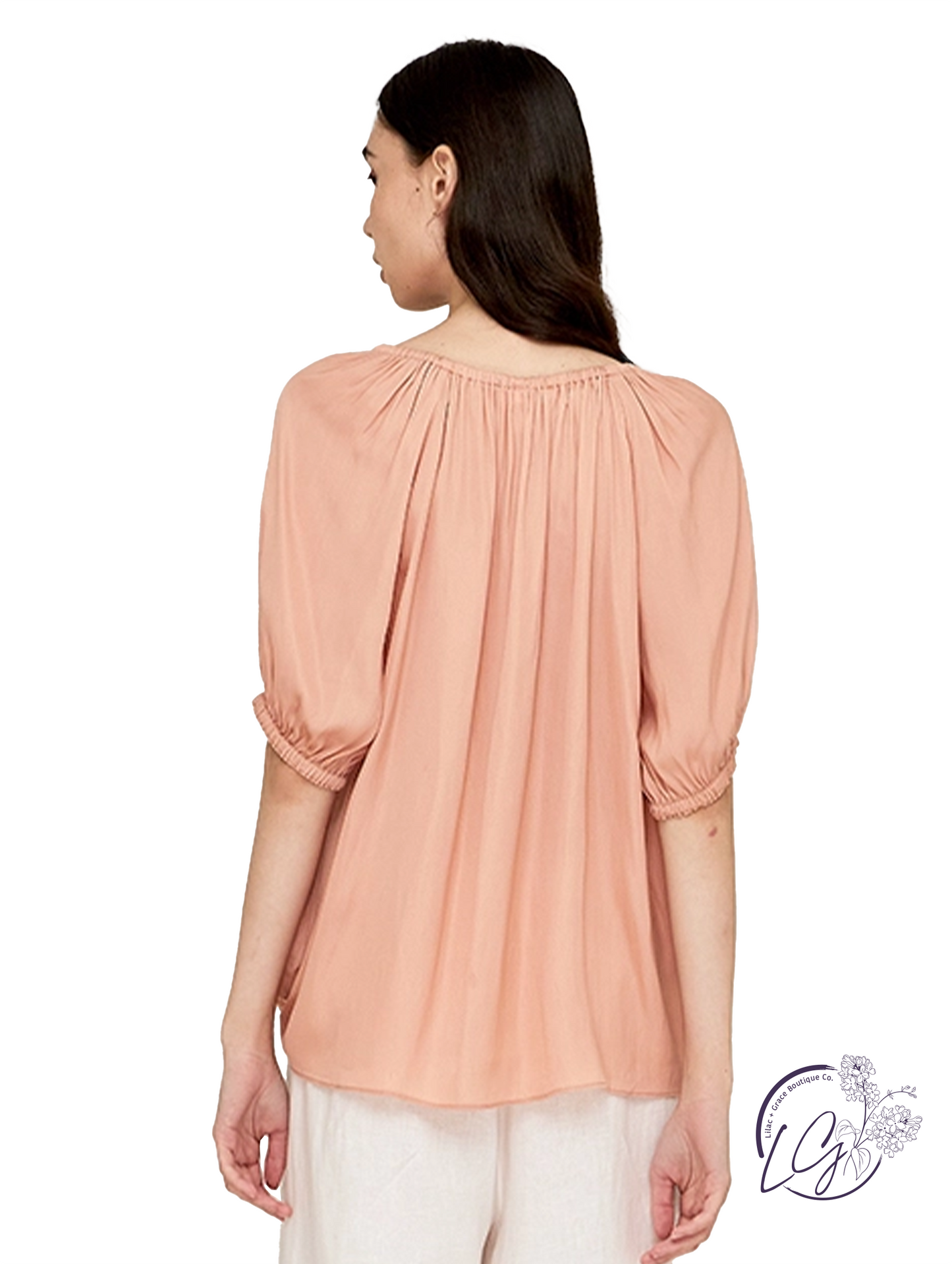 Take It Easy Satin Blouse