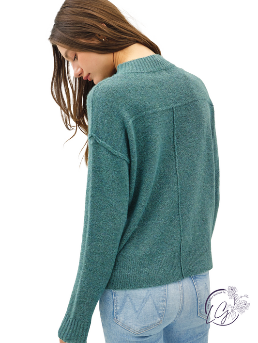 Elevated Back Knit Sweater
