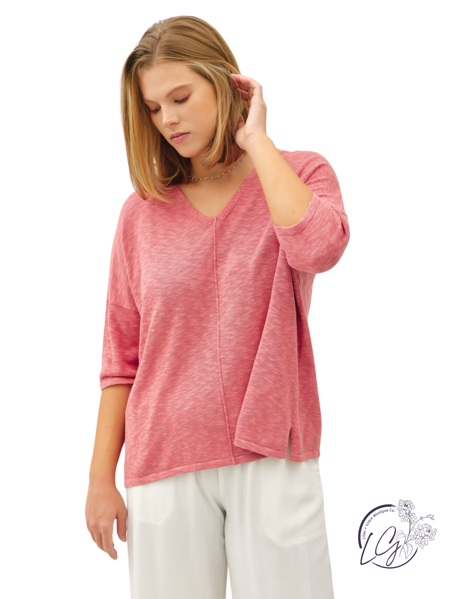 Curvy Park Bench Pause Sweater