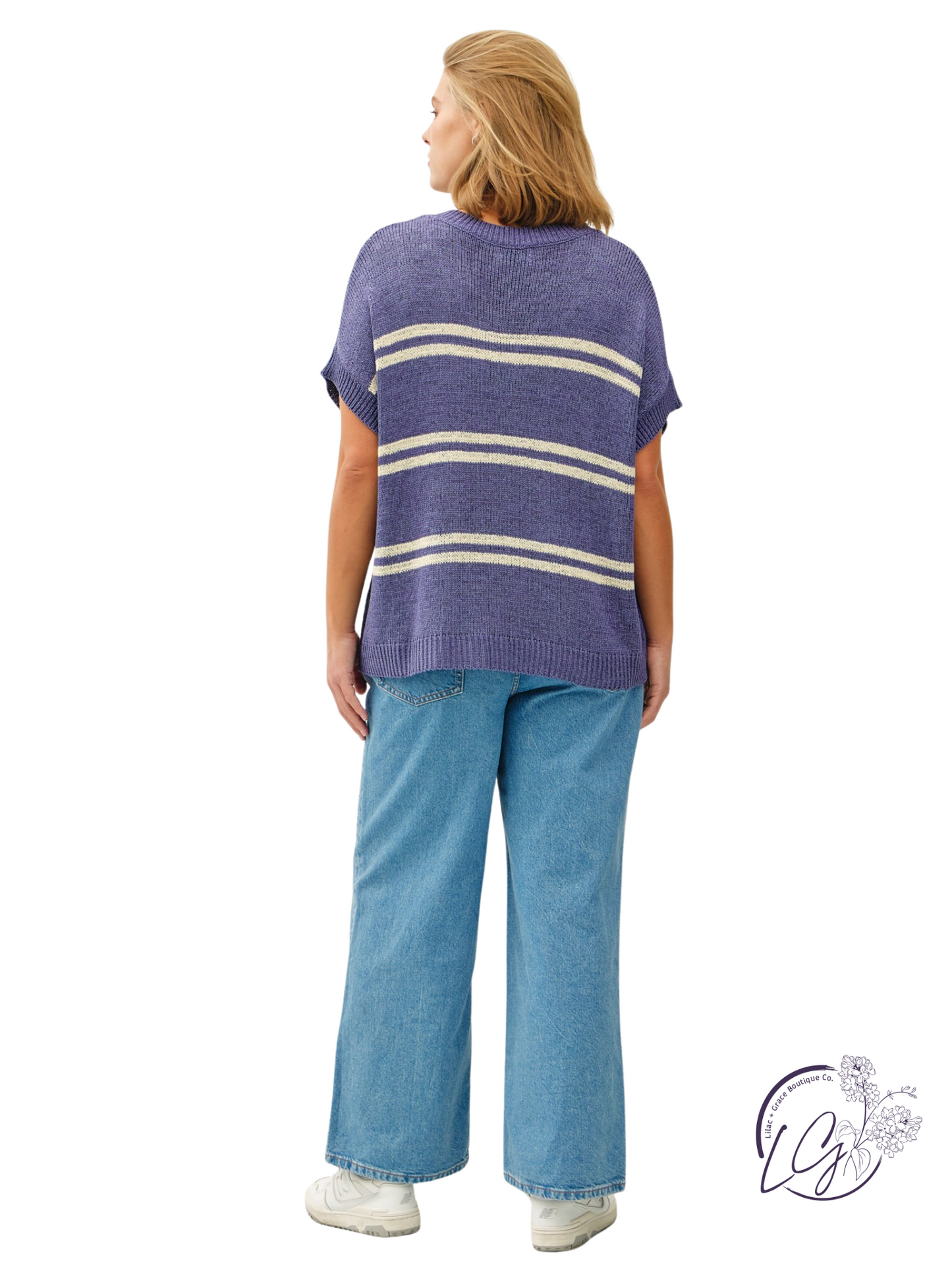 Curvy Over City Sounds Sweater Top