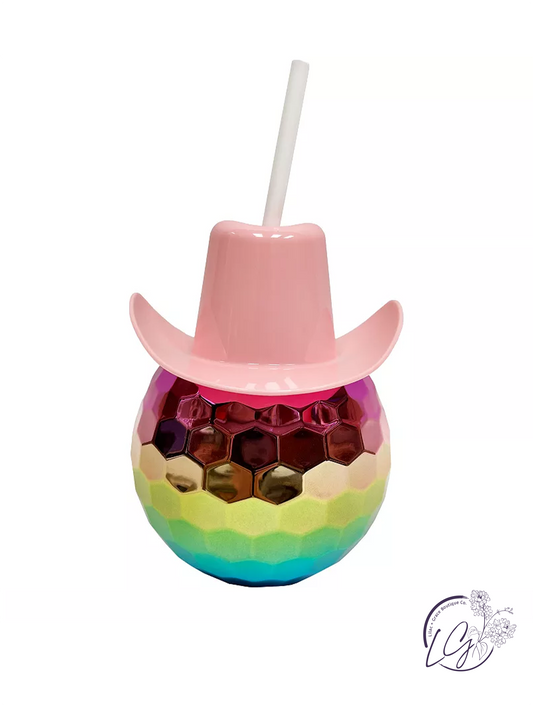 Disco Ball Rodeo Party Cup