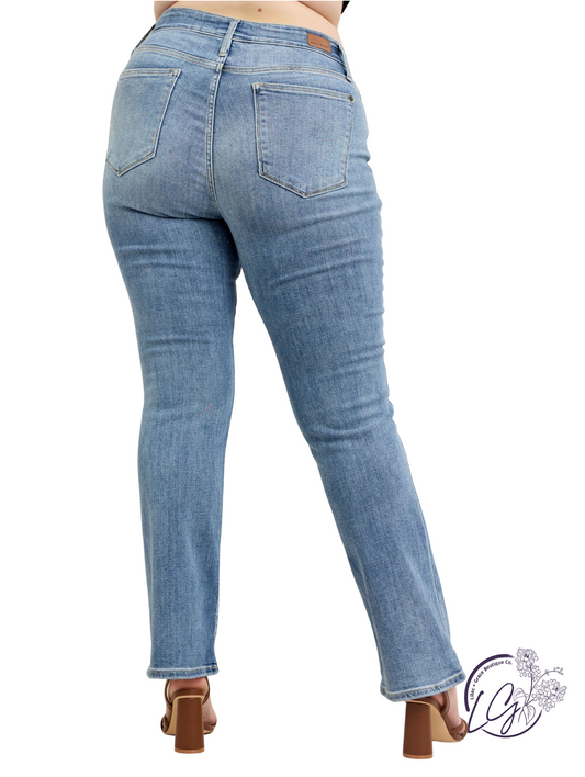 Curvy June Core Mid Rise Bootcut by Judy Blue
