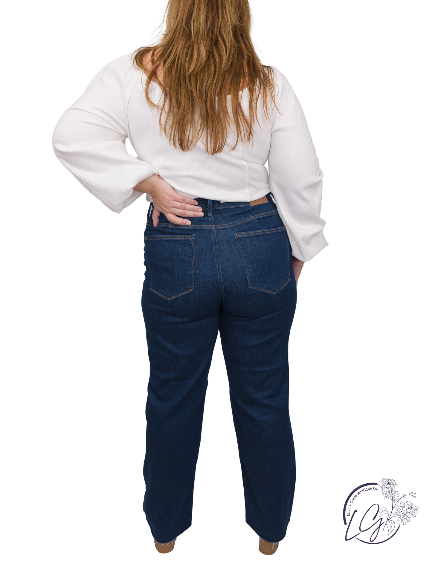 Curvy Nadia High Waist Straight Leg By Judy Blue
