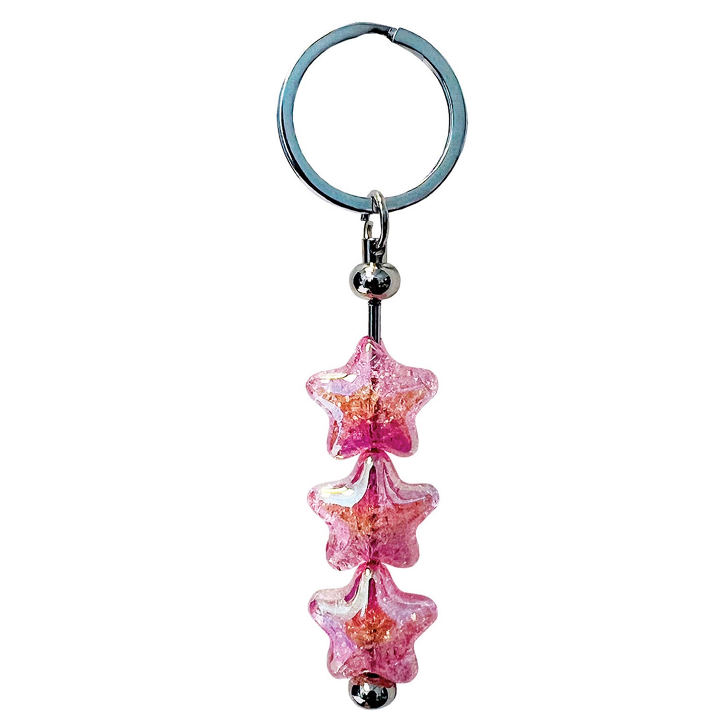 Sparkle Star Keyrings