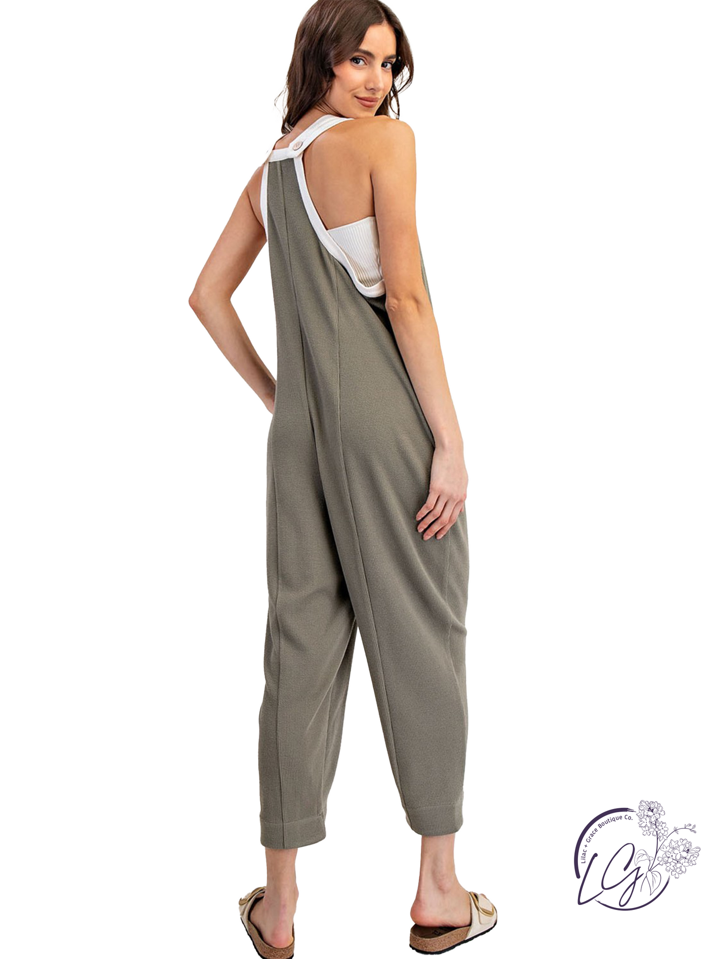 Twofold Rhythm Contrast Jumpsuit