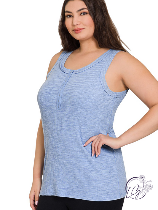 Curvy Contour Button-Up