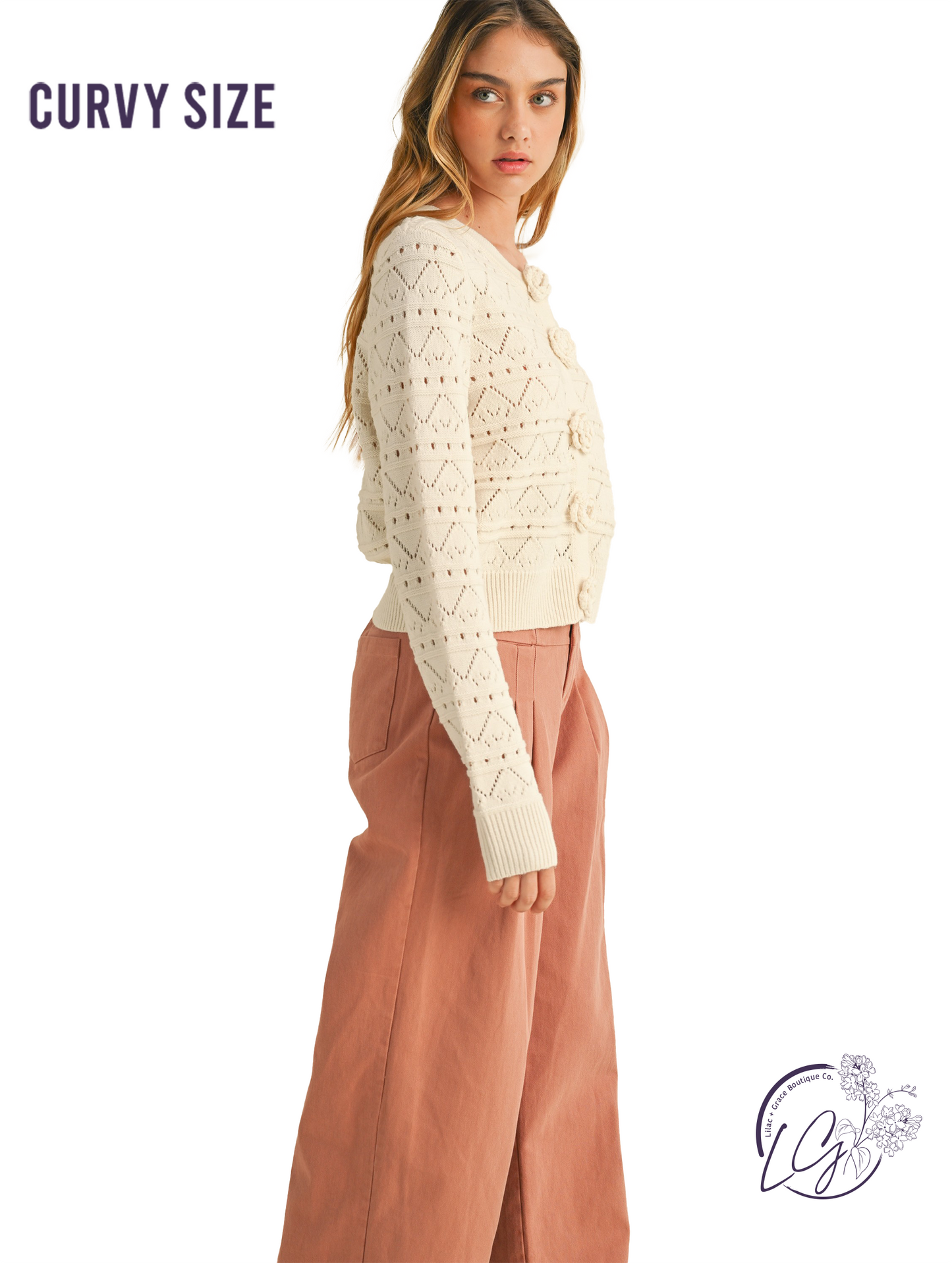 Curvy Sunthread Sweater