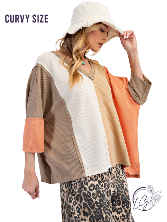 Curvy Hushed Terrain Top