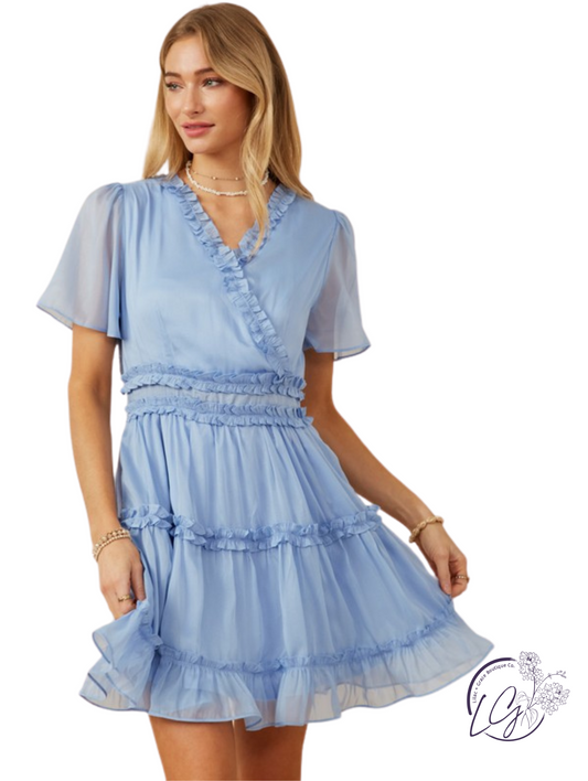 Moonveil Ruffle Dress