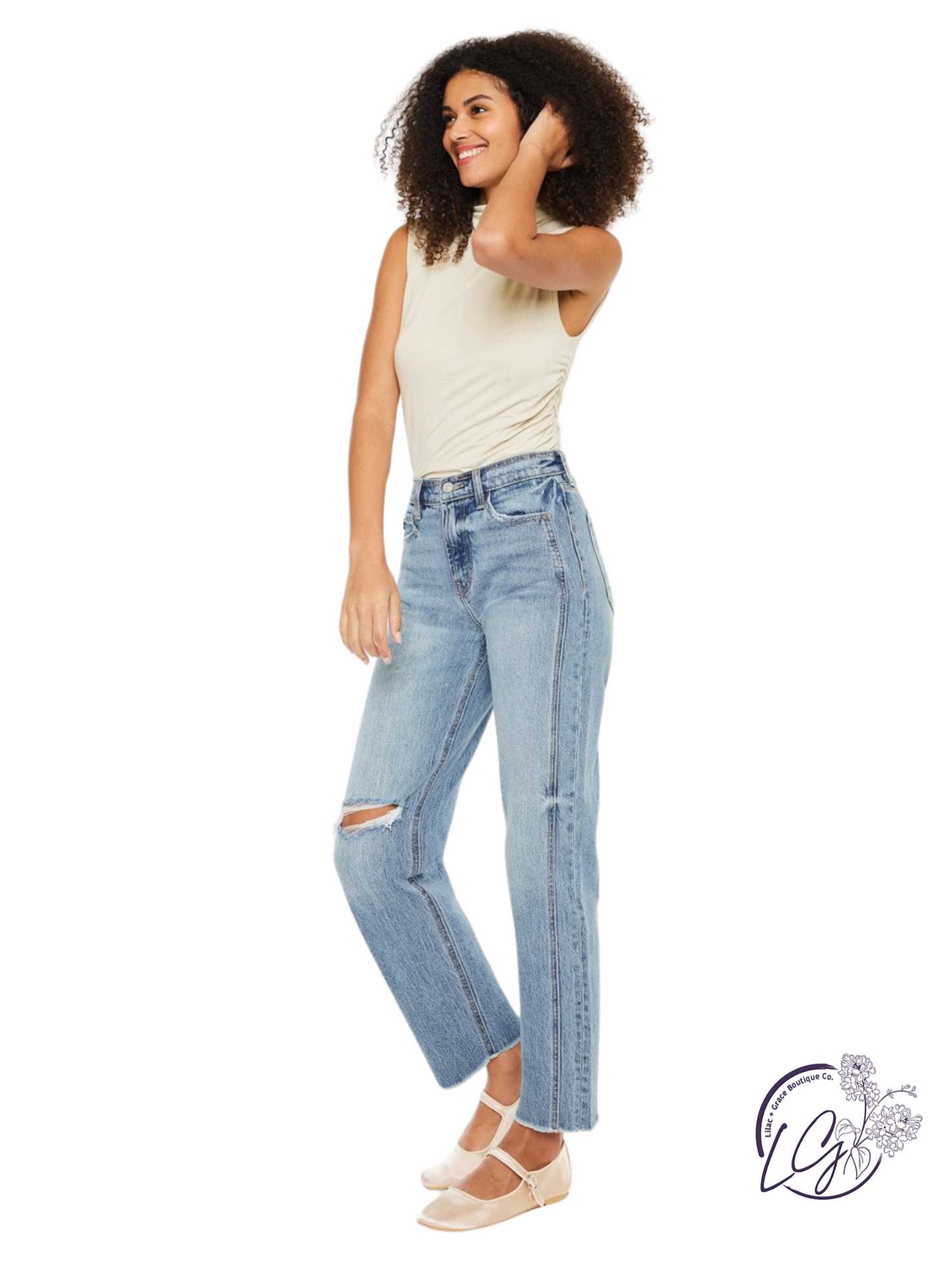 Catalina Ultra High Rise Boyfriend By Kan Can