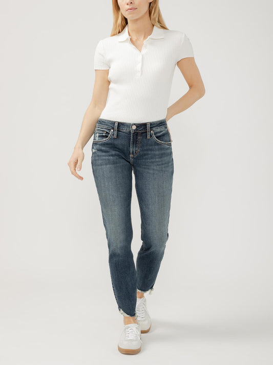 Florence Mid Rise Boyfriend Slim by Silver Jeans