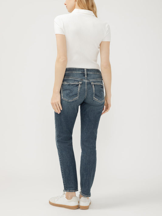 Florence Mid Rise Boyfriend Slim by Silver Jeans