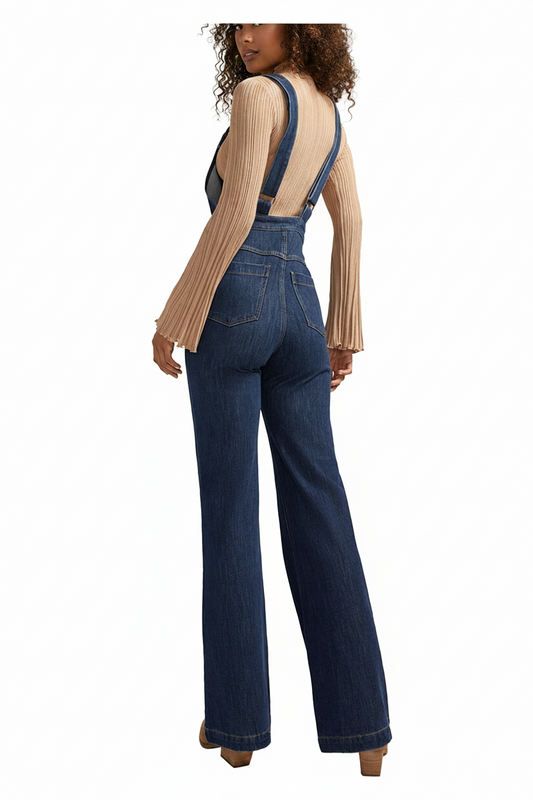 Donna 70s Flare Leg Overalls by Silver Jeans