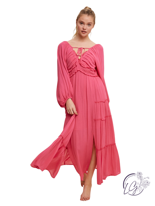 Hot Lovely Day Maxi Dress