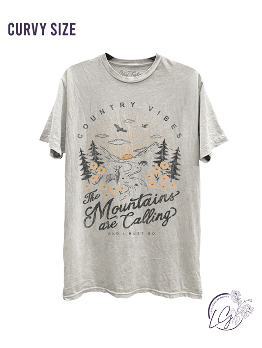Curvy Country Vibes Graphic Top