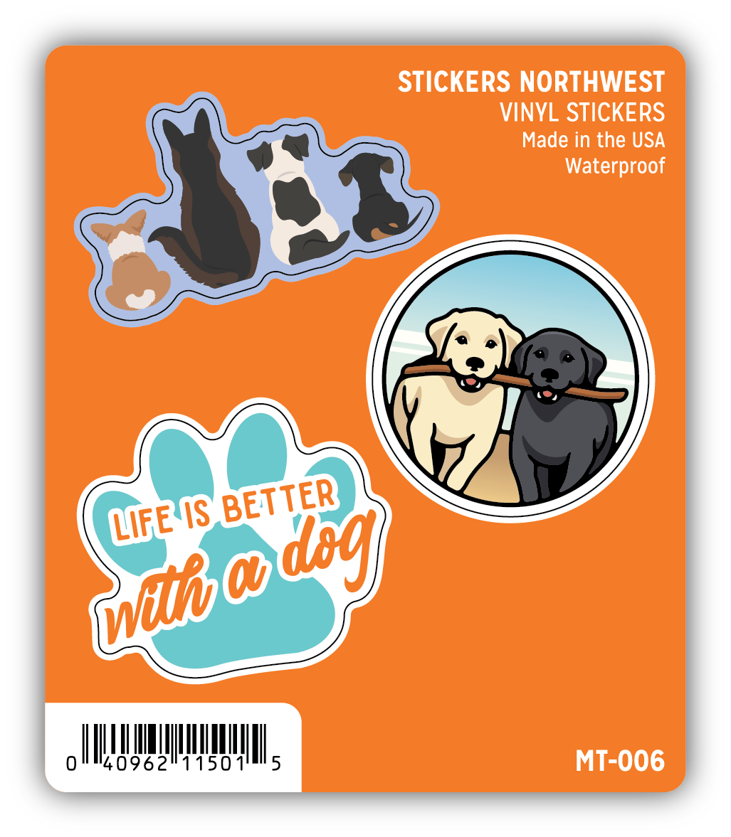 Dog Lover Mini Trio Sticker Pack