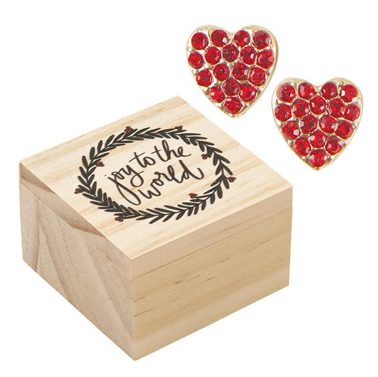 Holiday Treasure Box Earring Filled Display
