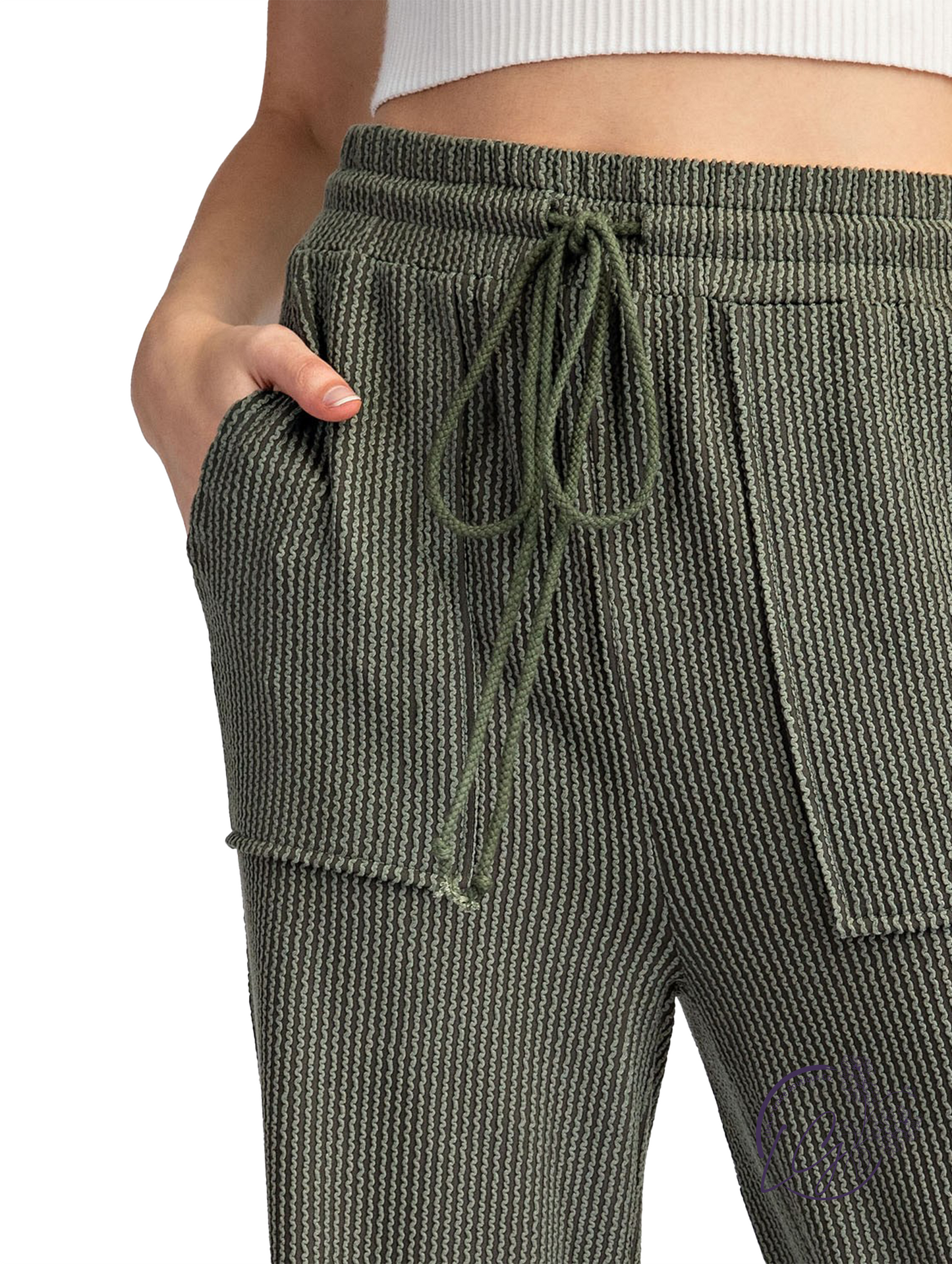 Fieldline Texture Drawstring Pants
