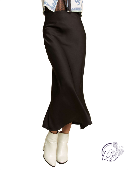 City Stroll Sleek Midi Skirt