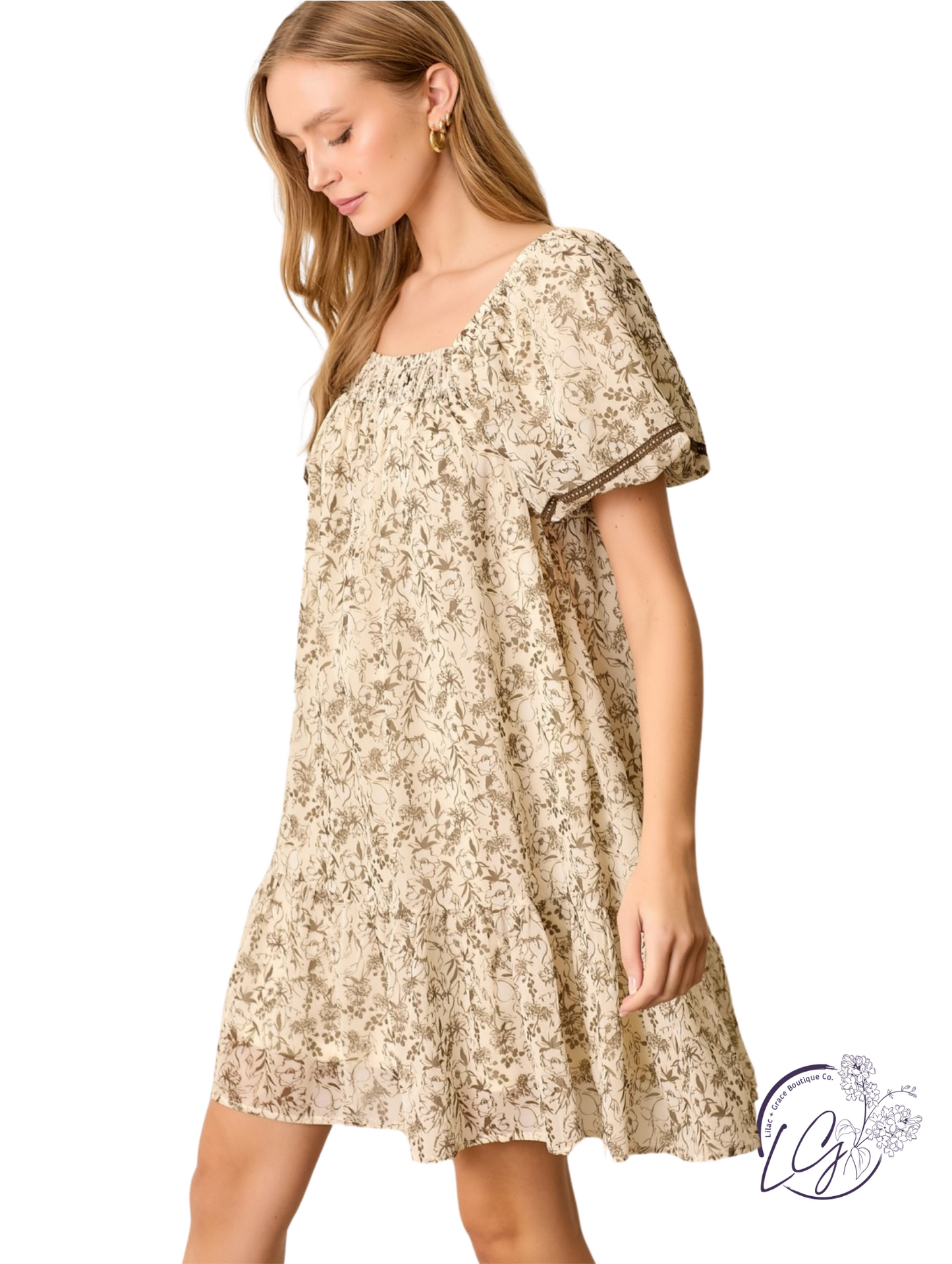 Drape Of Dawn Mini Dress