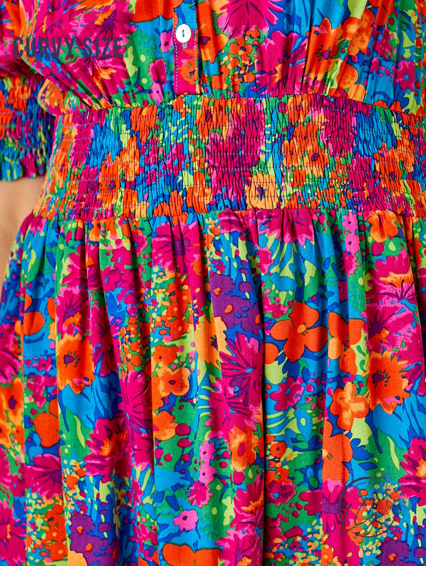 Curvy Overflow With Joy Dress