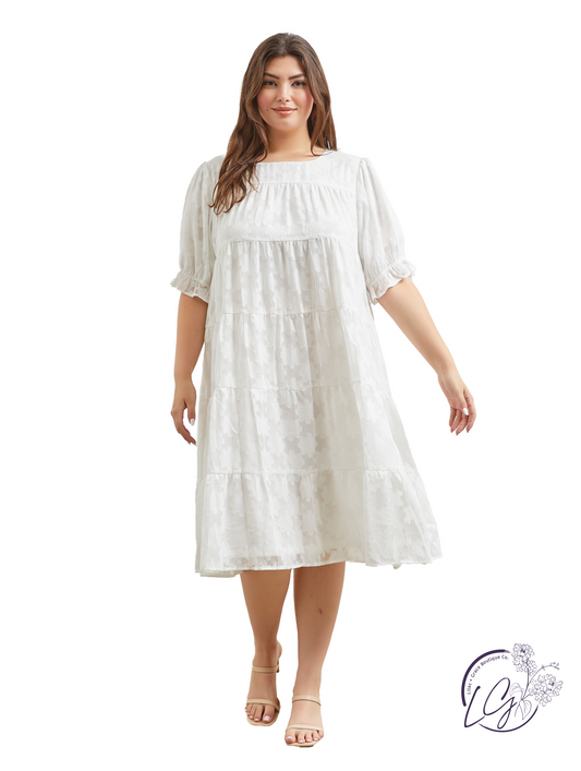 Curvy Painted Morning Dress