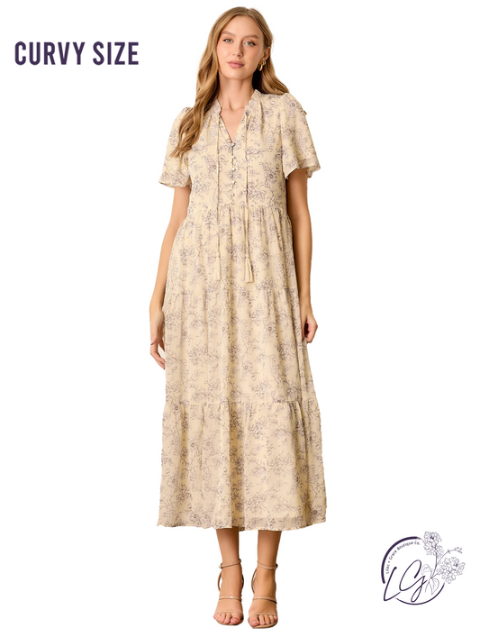 Curvy Awake With The Trees Dress