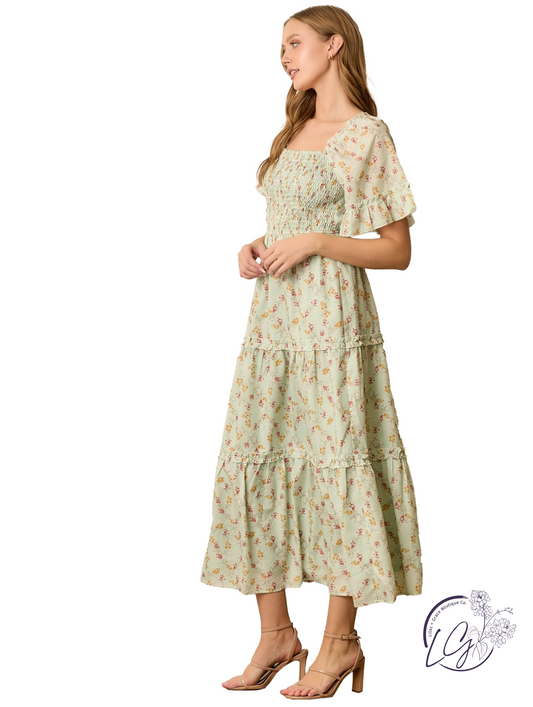 Woven In Morning Maxi Dress