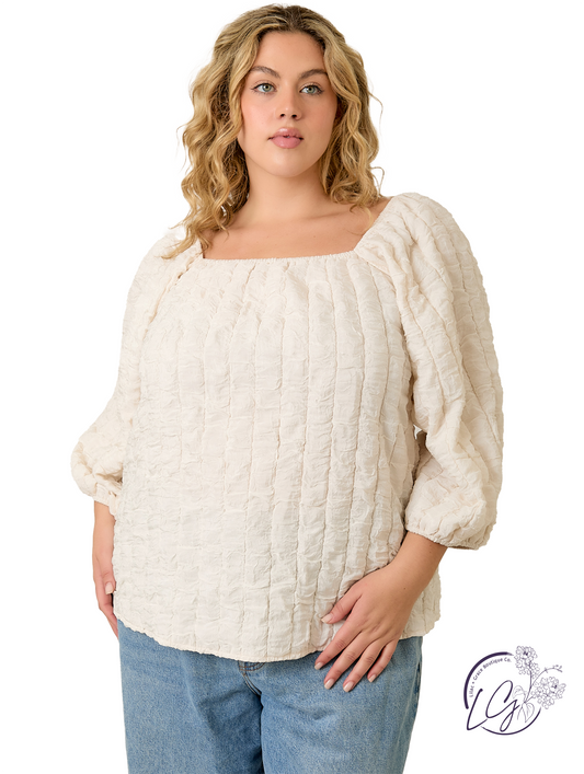 Curvy Brush of Texture Top