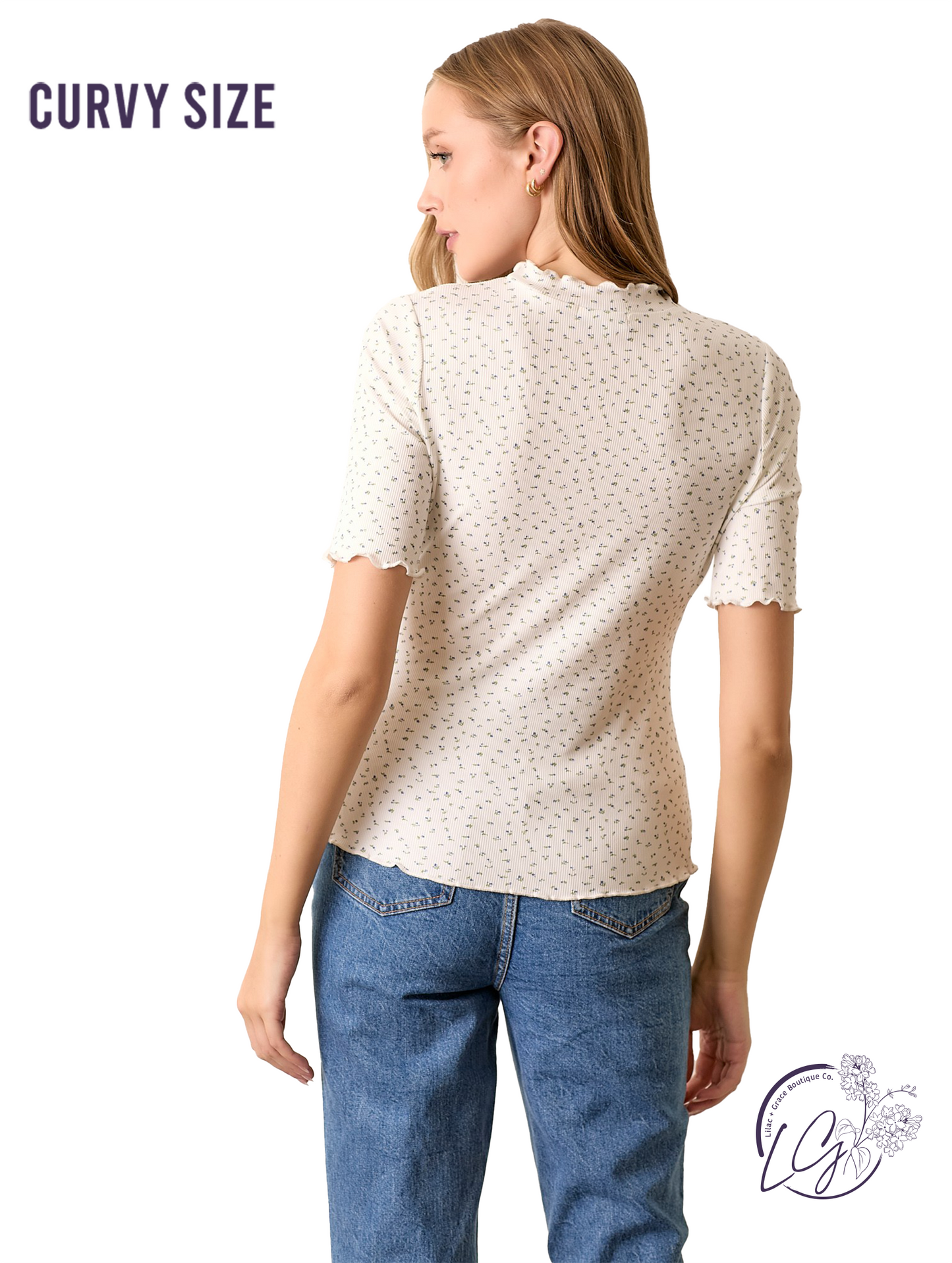 Curvy Frame Flora Top