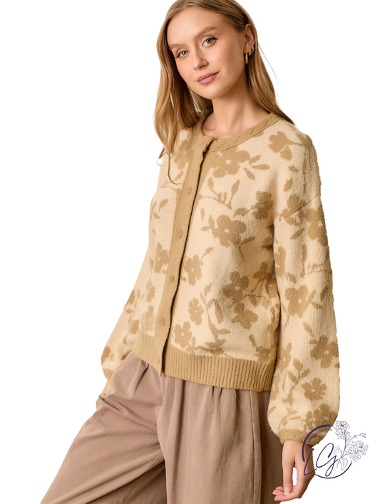 Curvy Ceramics Speak Softly Sweater Cardigan