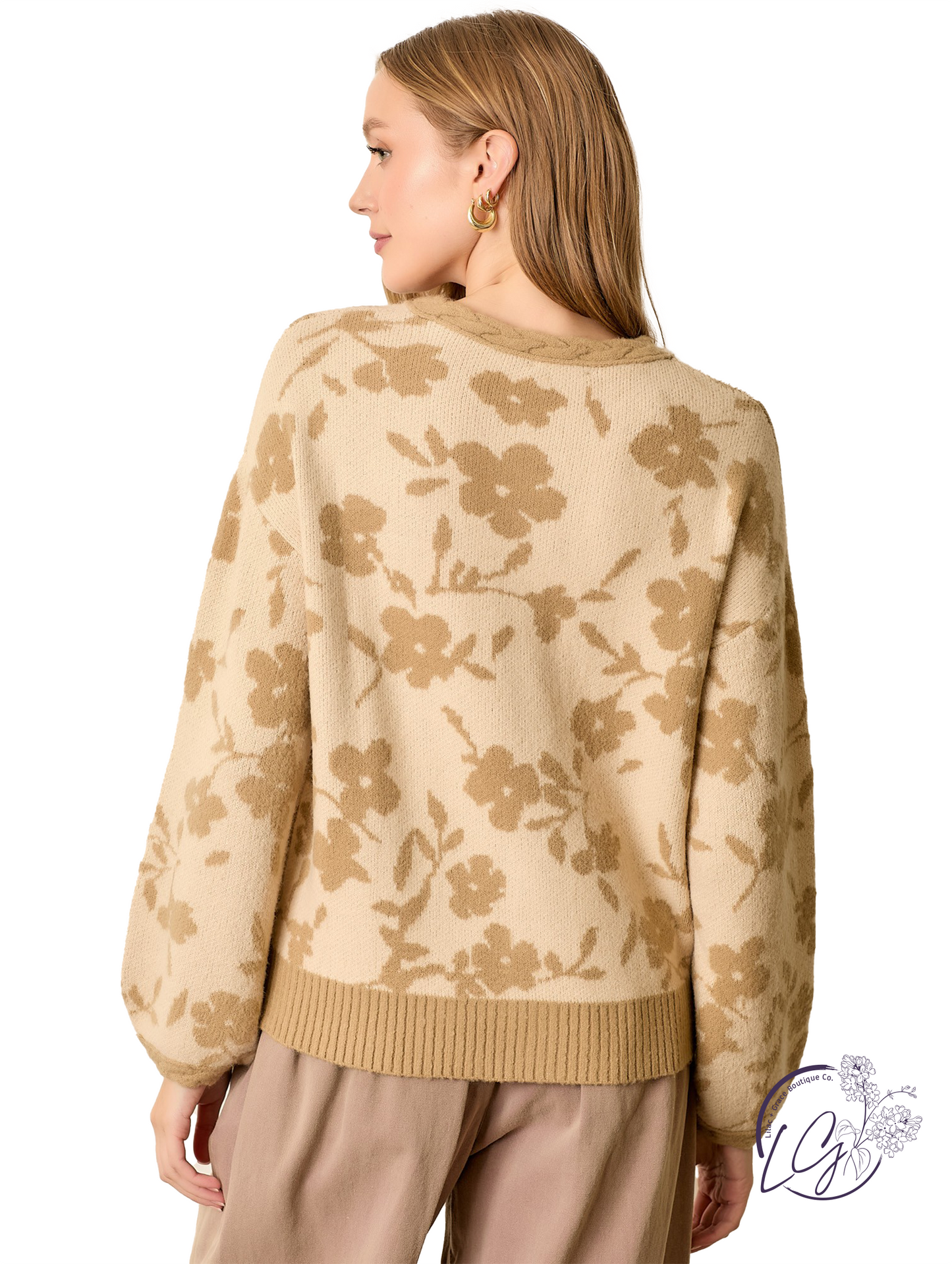 Curvy Ceramics Speak Softly Sweater Cardigan