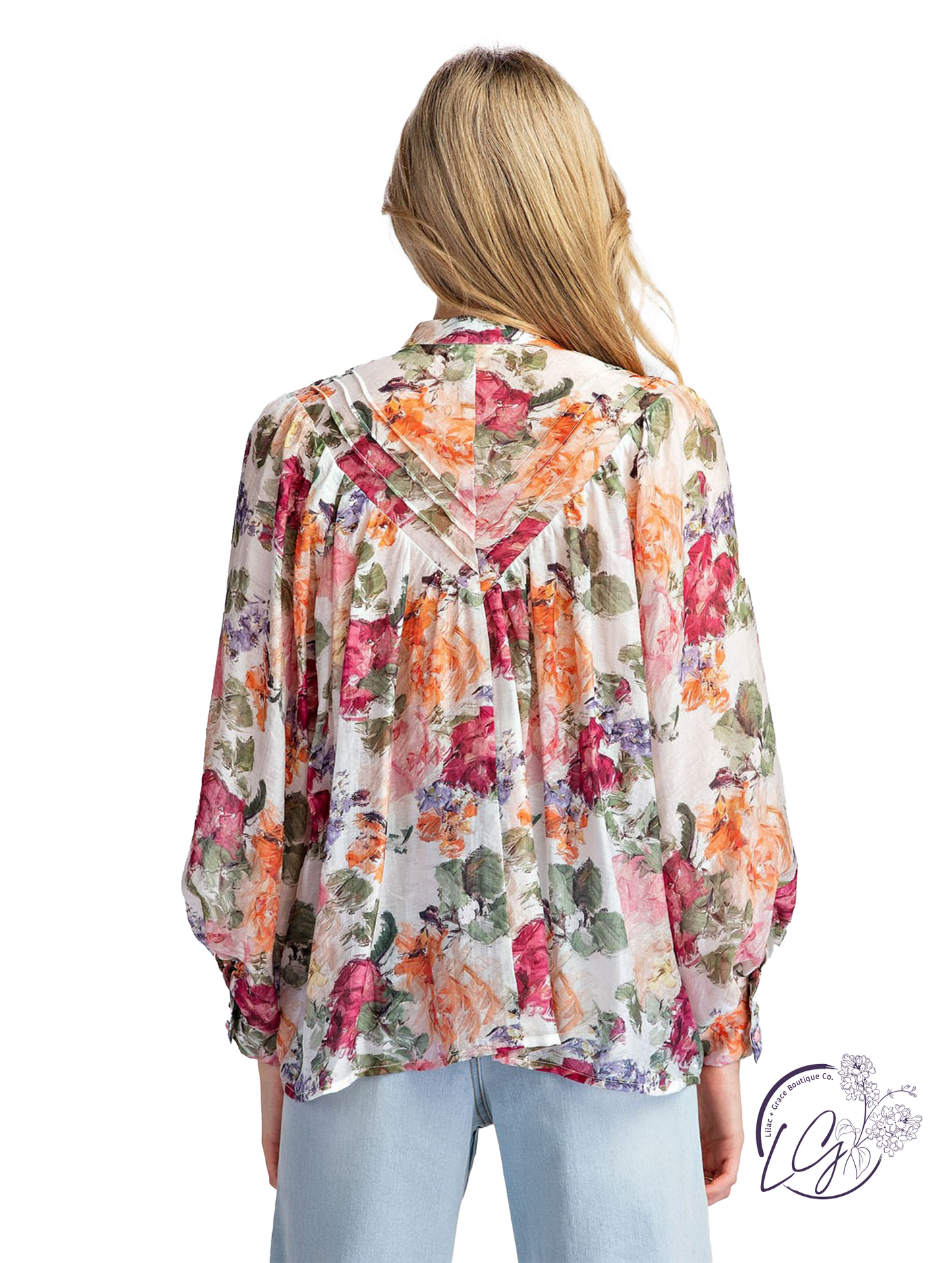 Faded Gardenlight Blouse Top