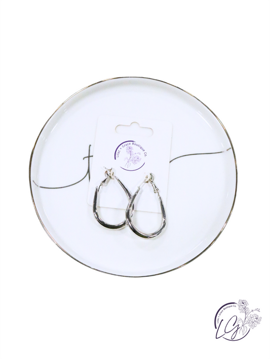 Metalic Hoop Earrings