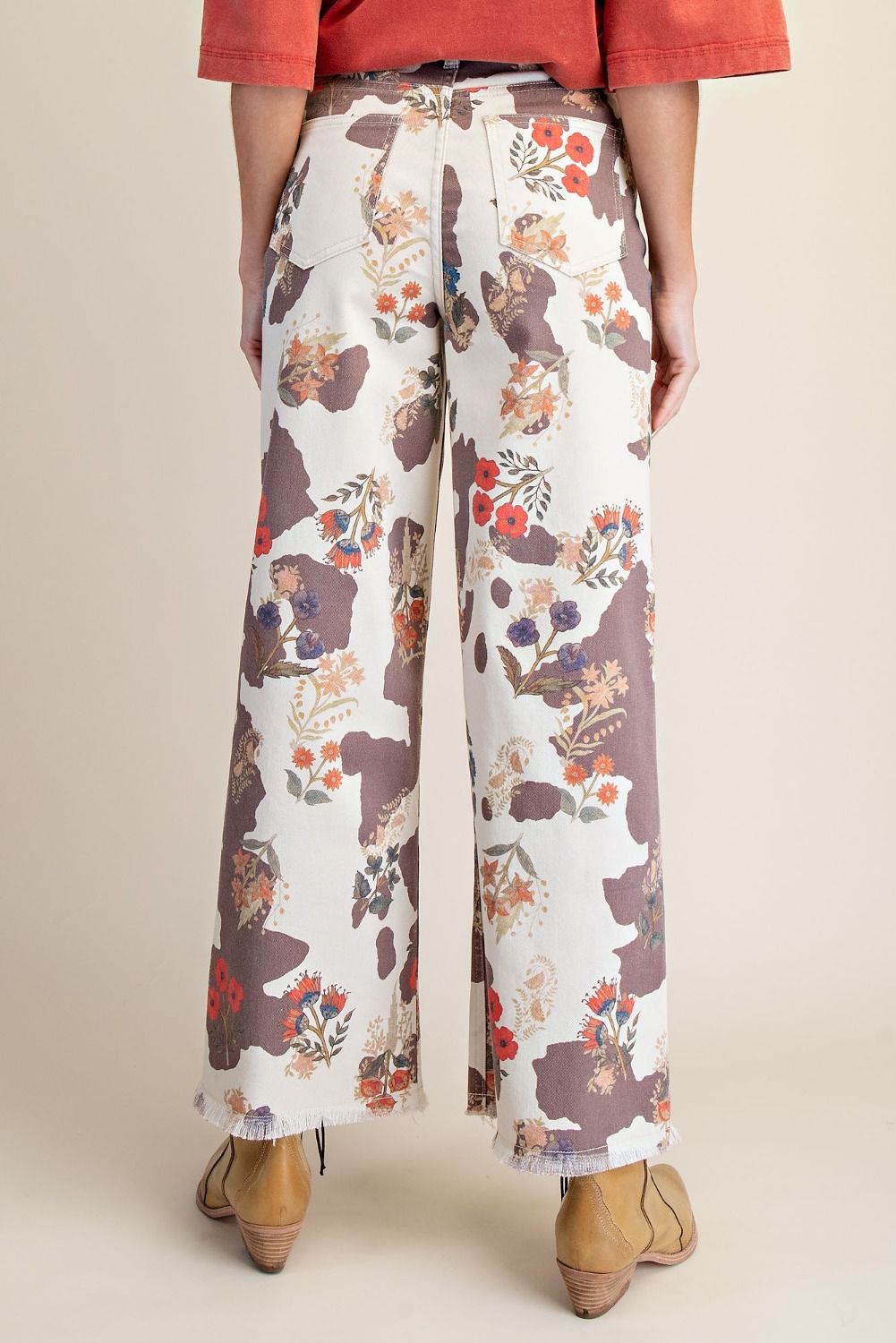 Western Wildflower Wide Leg Pants