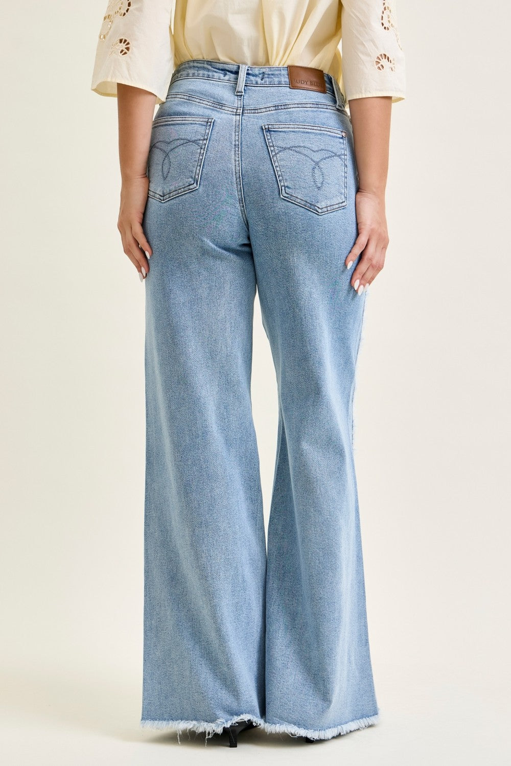 Yara High Waisted Drawcord Wide Leg by Judy Blue