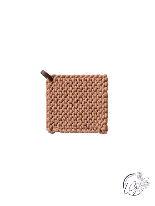 Cotton Crocheted Pot Holder